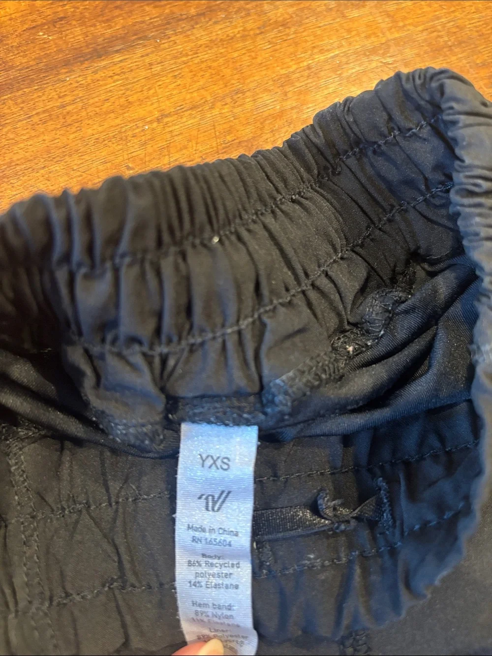 Varsity Black Girls' Casual Athletic Shorts. YXS